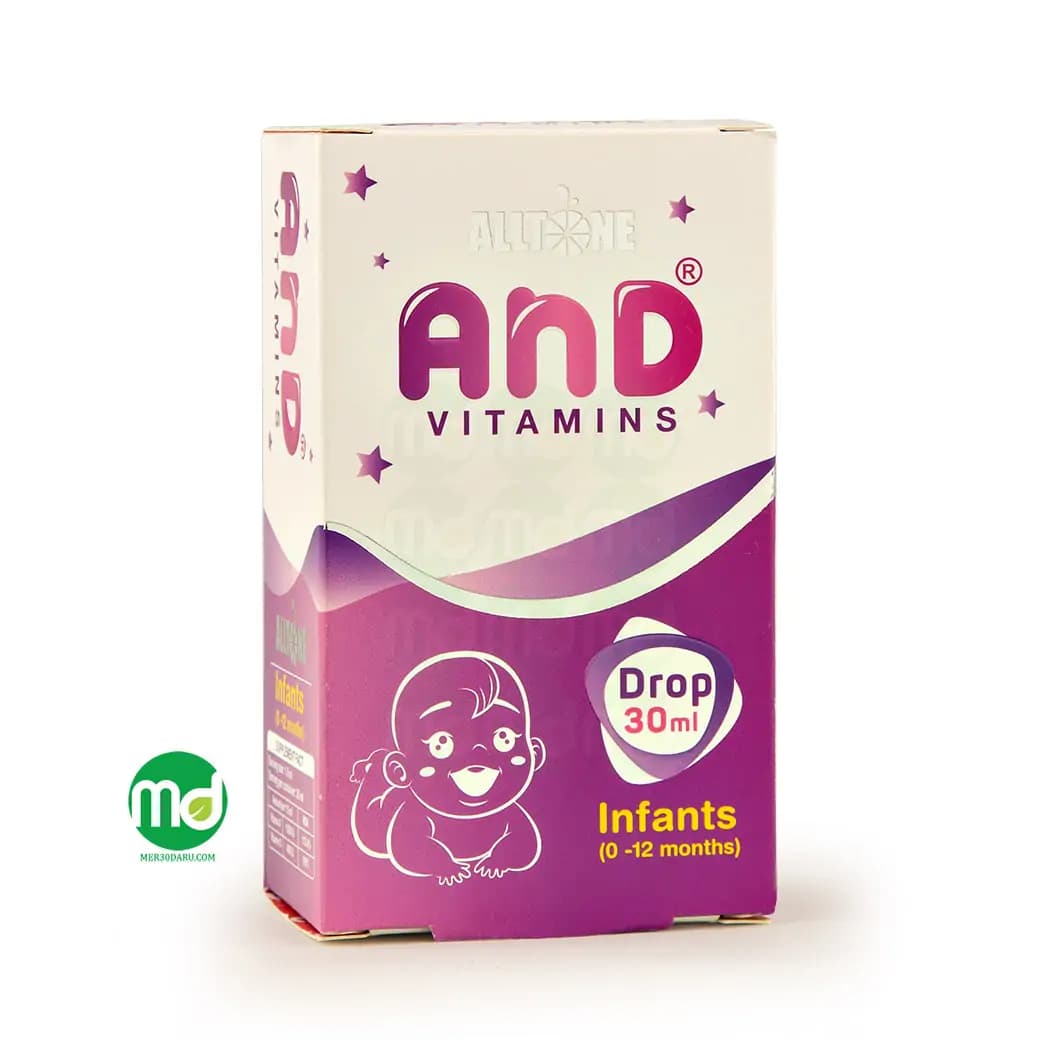 قطره ای ان دی ویتامینز آلتون مناسب برای کودکان زیر یک سال 30ml
