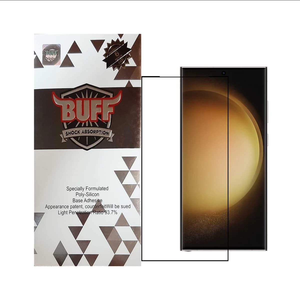 گلس گوشی سامسونگ Galaxy S23 Ultra/S22 Ultra بوف مدل Full-Glue-G