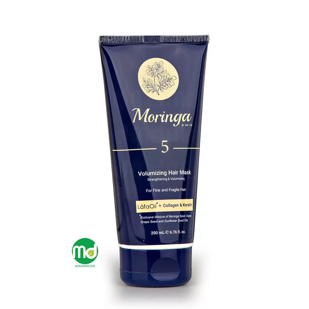 ماسک مو حجم دهنده 5 مورینگا حاوی کراتین