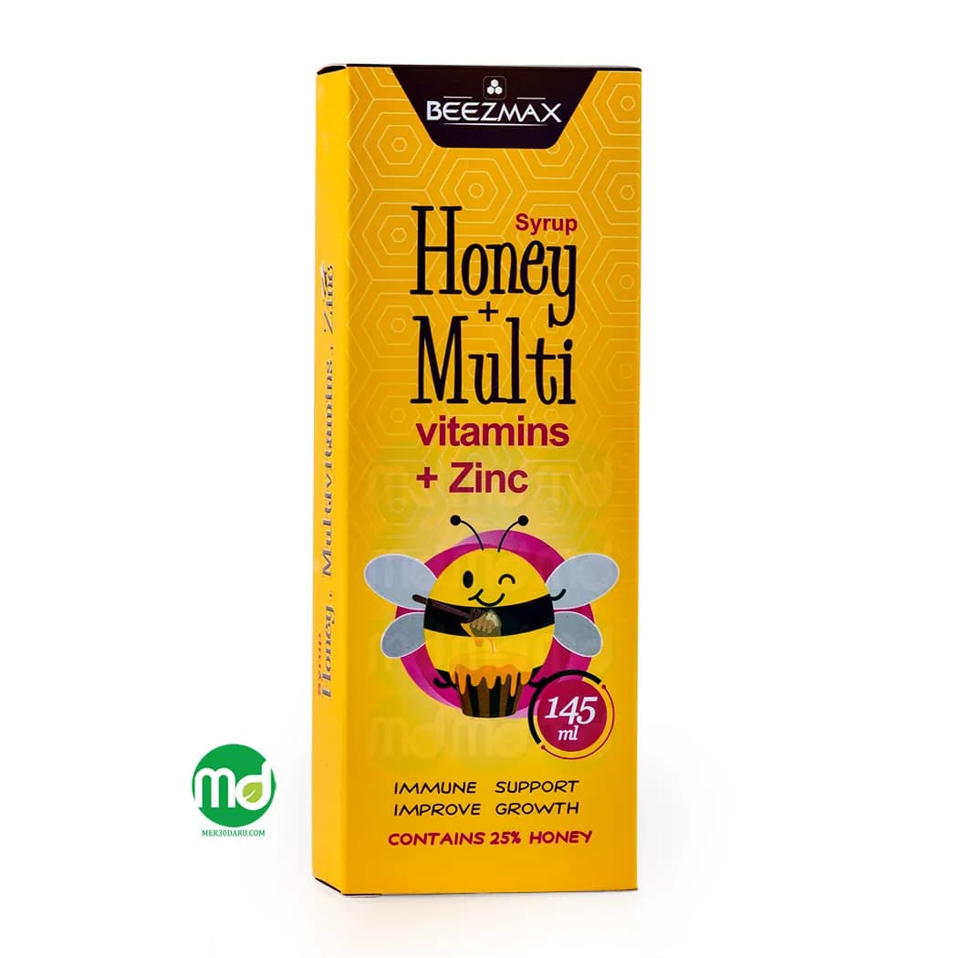 شربت مولتی ویتامین و زینک بیزمکس 145ml