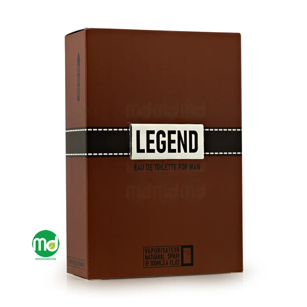 ادکلن مردانه ادو تویلت لجند عماد آرا با رایحه تند و تلخ 100ml