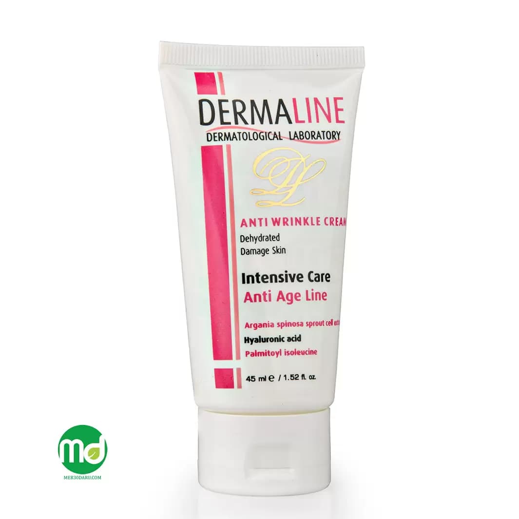 کرم ضد چین و چروک درمالاین Anti age line