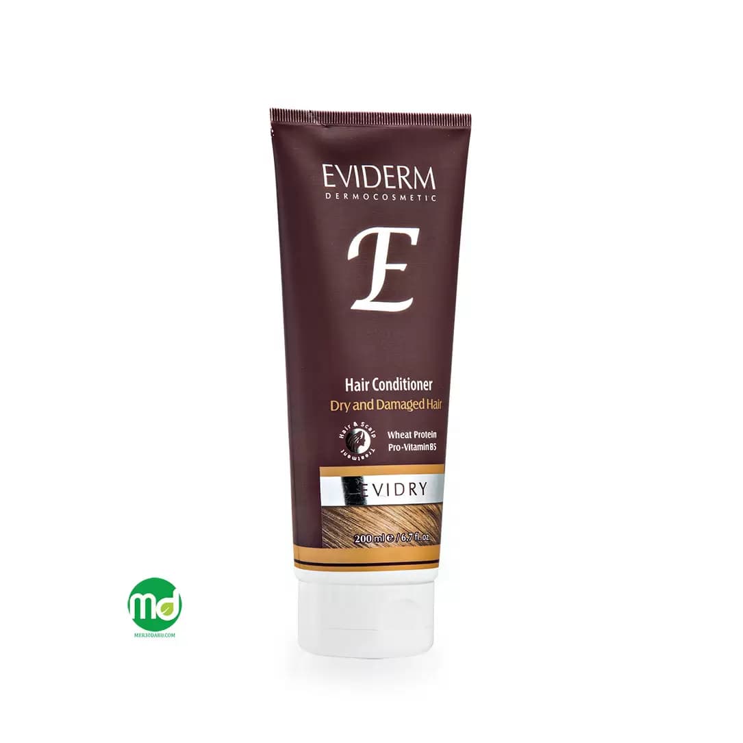 نرم کننده و ضد گره مو اویدرای اویدرم مناسب موی خشک و آسیب دیده