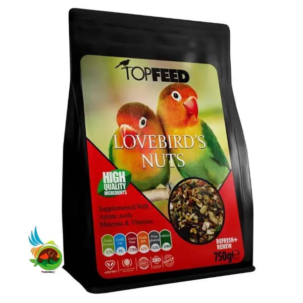 خوراک آجیلی طوطی برزیلی تاپ فید وزن ۷۵۰ گرم