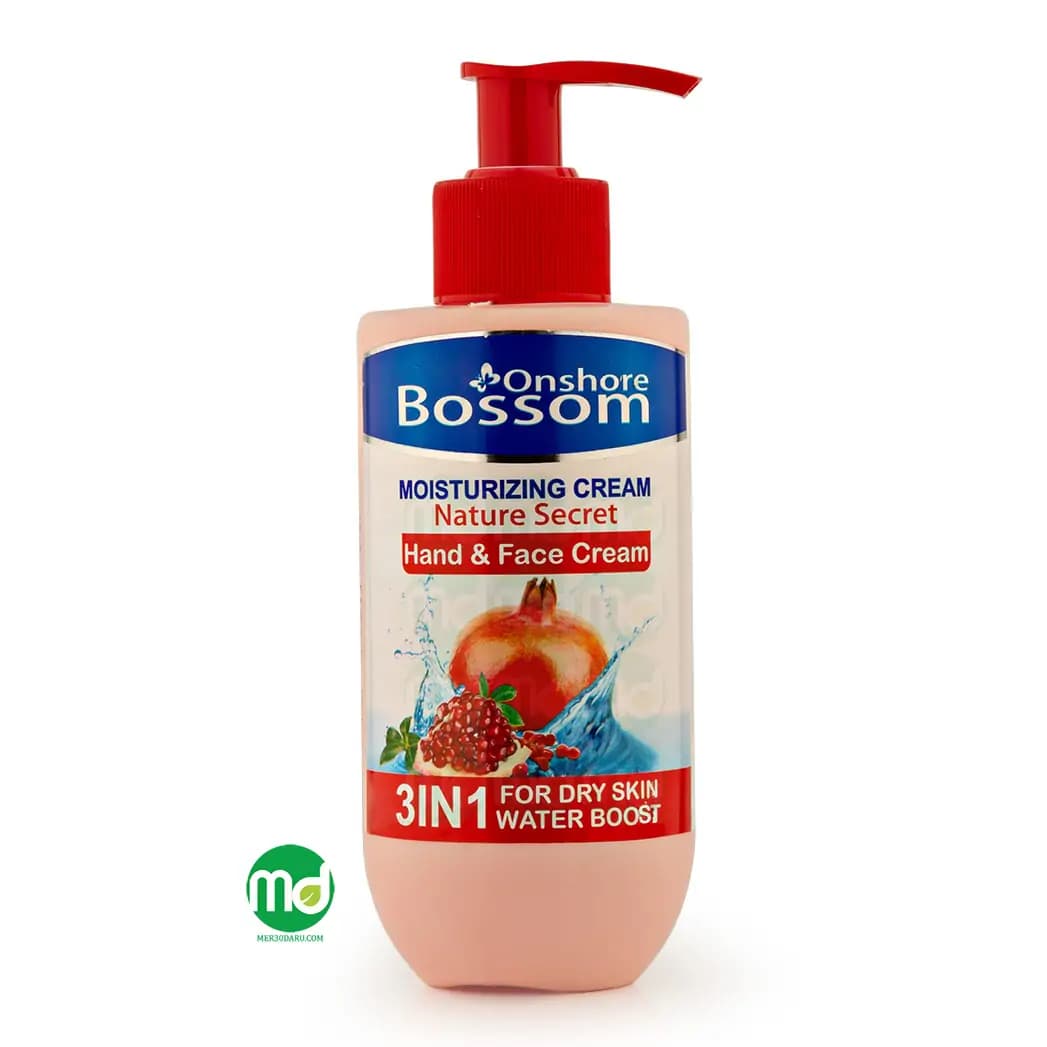 کرم مرطوب کننده و آبرسان انشور بوسوم با عصاره انار