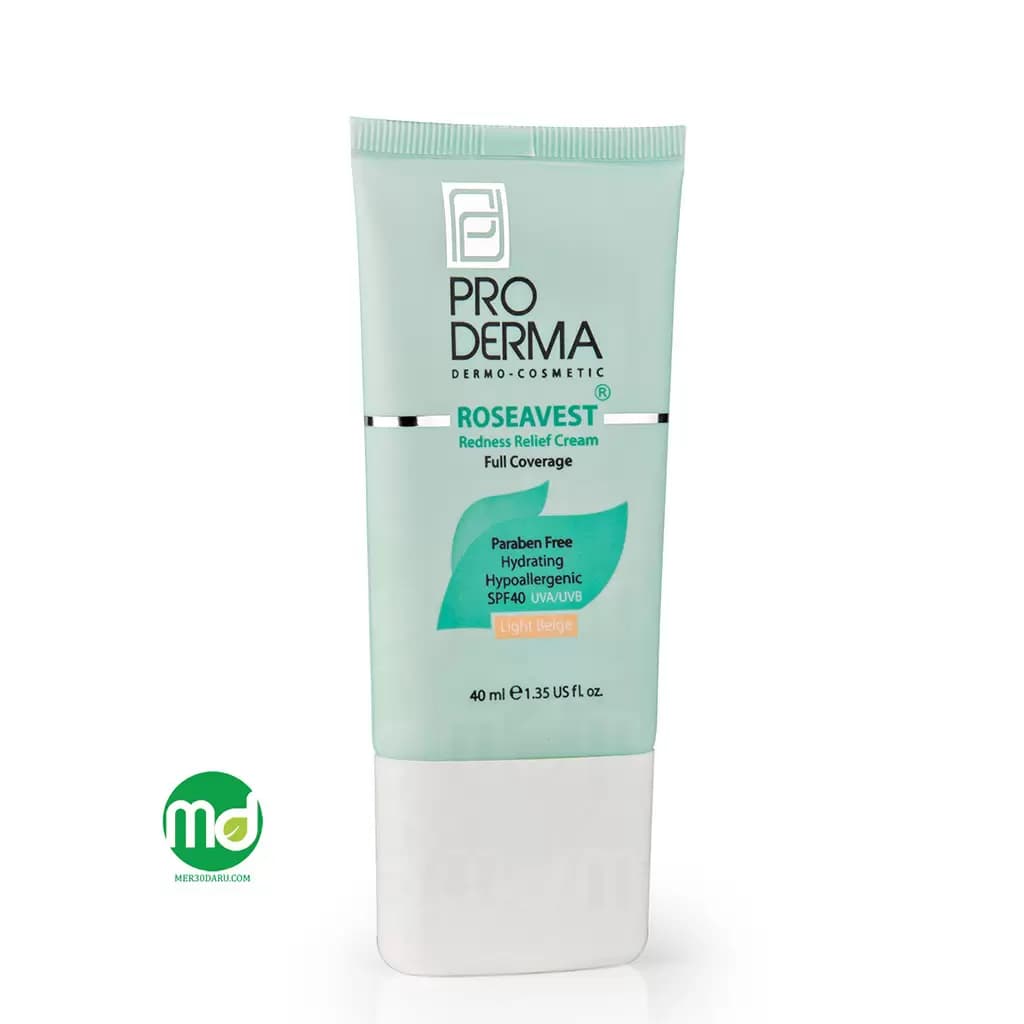 کرم پودر ضد آفتاب پرودرما برای پوست های حساس و معمولی SPF 40