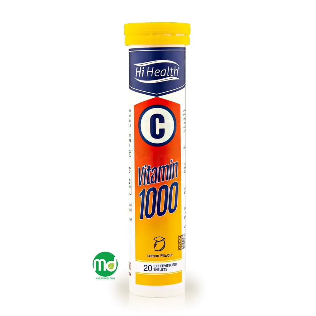 قرص جوشان ویتامین C 1000 های هلث 20 عدد