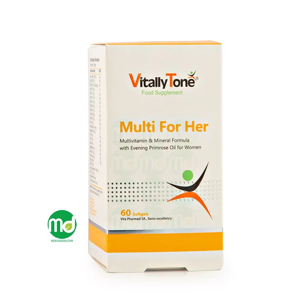 کپسول مولتی فور هر ویتالی تون مخصوص بانوان 60 عدد