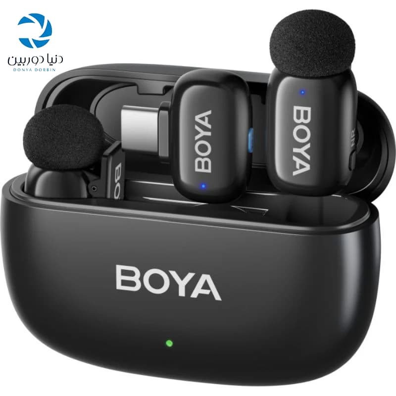 میکروفون یقه ای بی سیم بویا Boya Mini 14 Wireless Microphone type-c