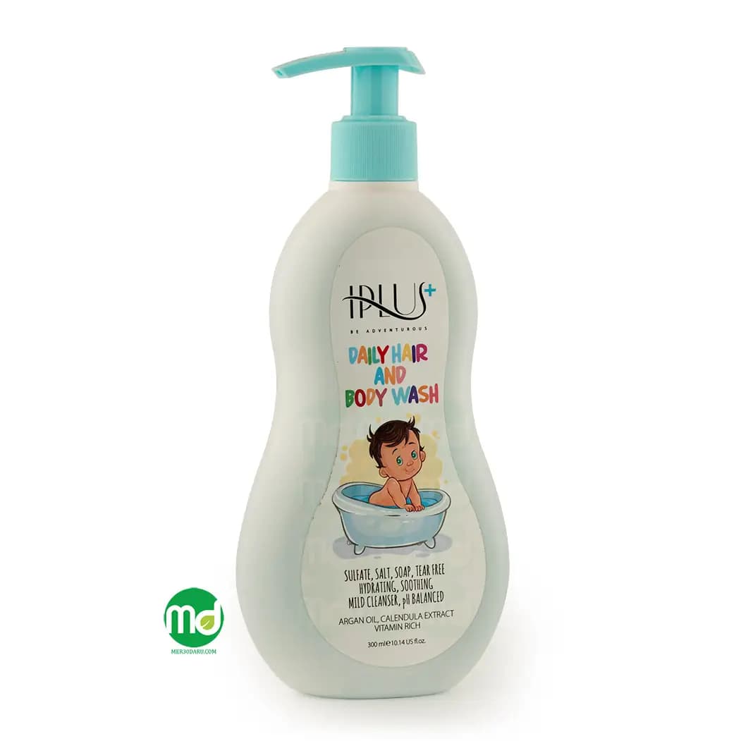 شامپو سر و بدن کودکان مدل Daily آی پلاس 300ml