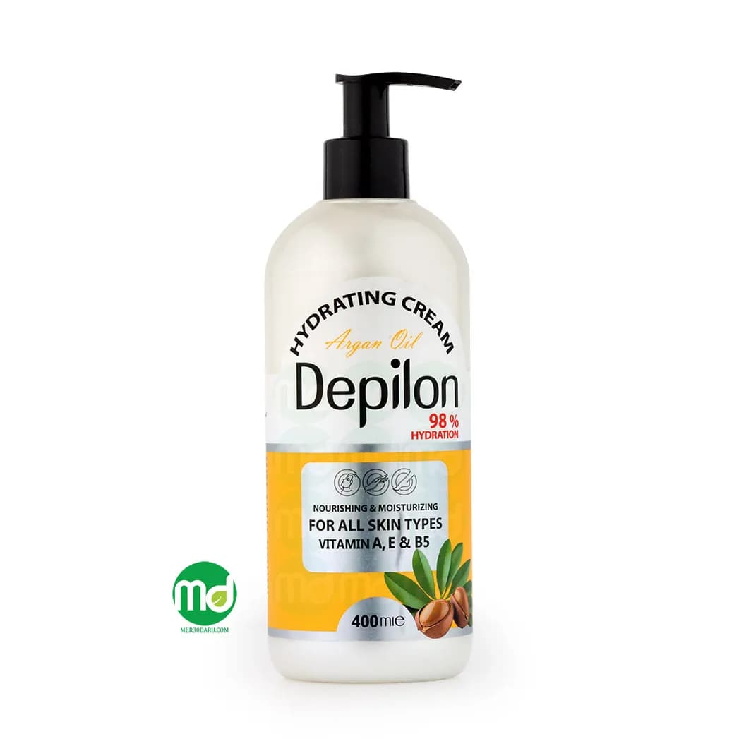کرم آبرسان و مرطوب کننده دپیلون برای انواع پوست 400ml