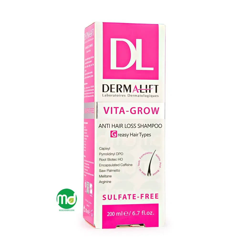 شامپو تقویت کننده درمالیفت مناسب موهای چرب 200ml