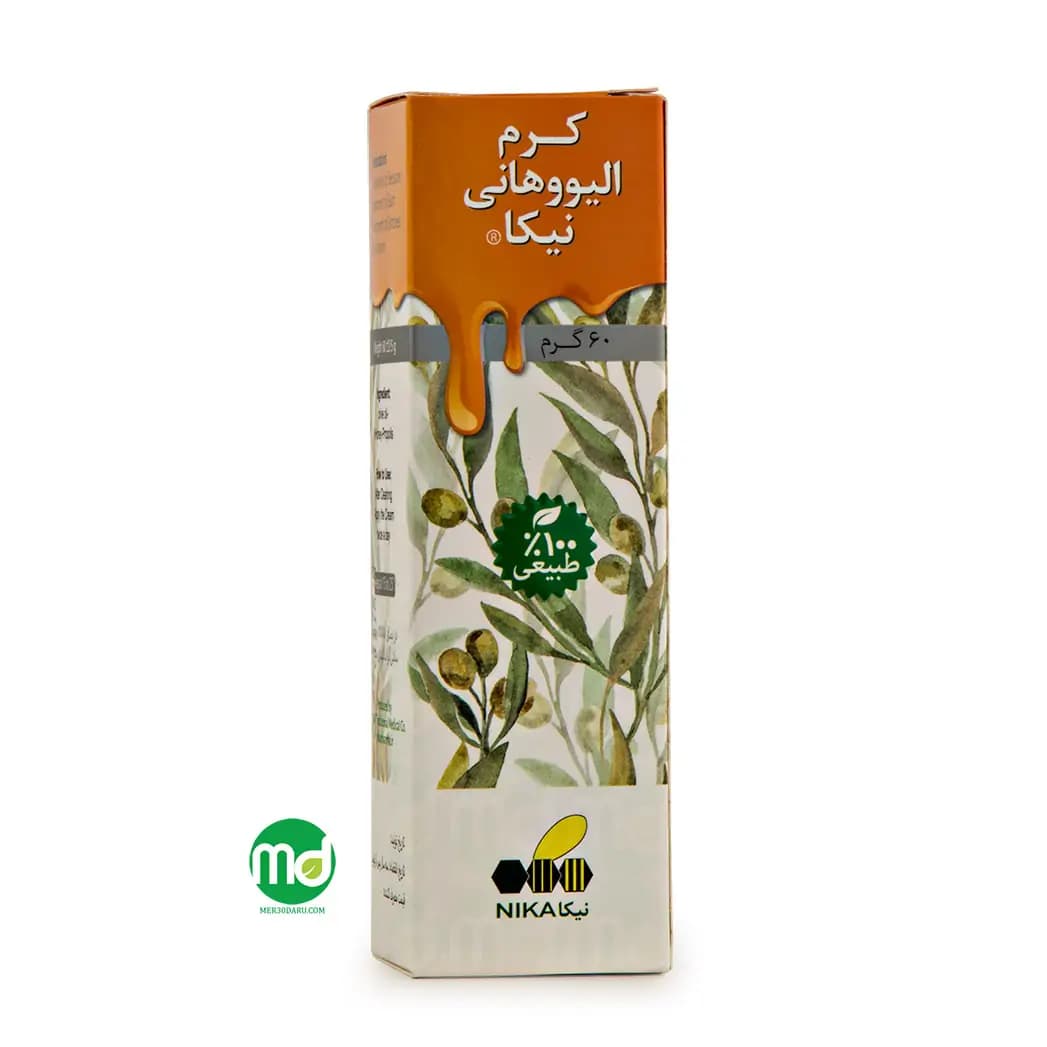 کرم الیو و هانی نیکا 60 گرم ترمیم کننده زخم و سوختگی