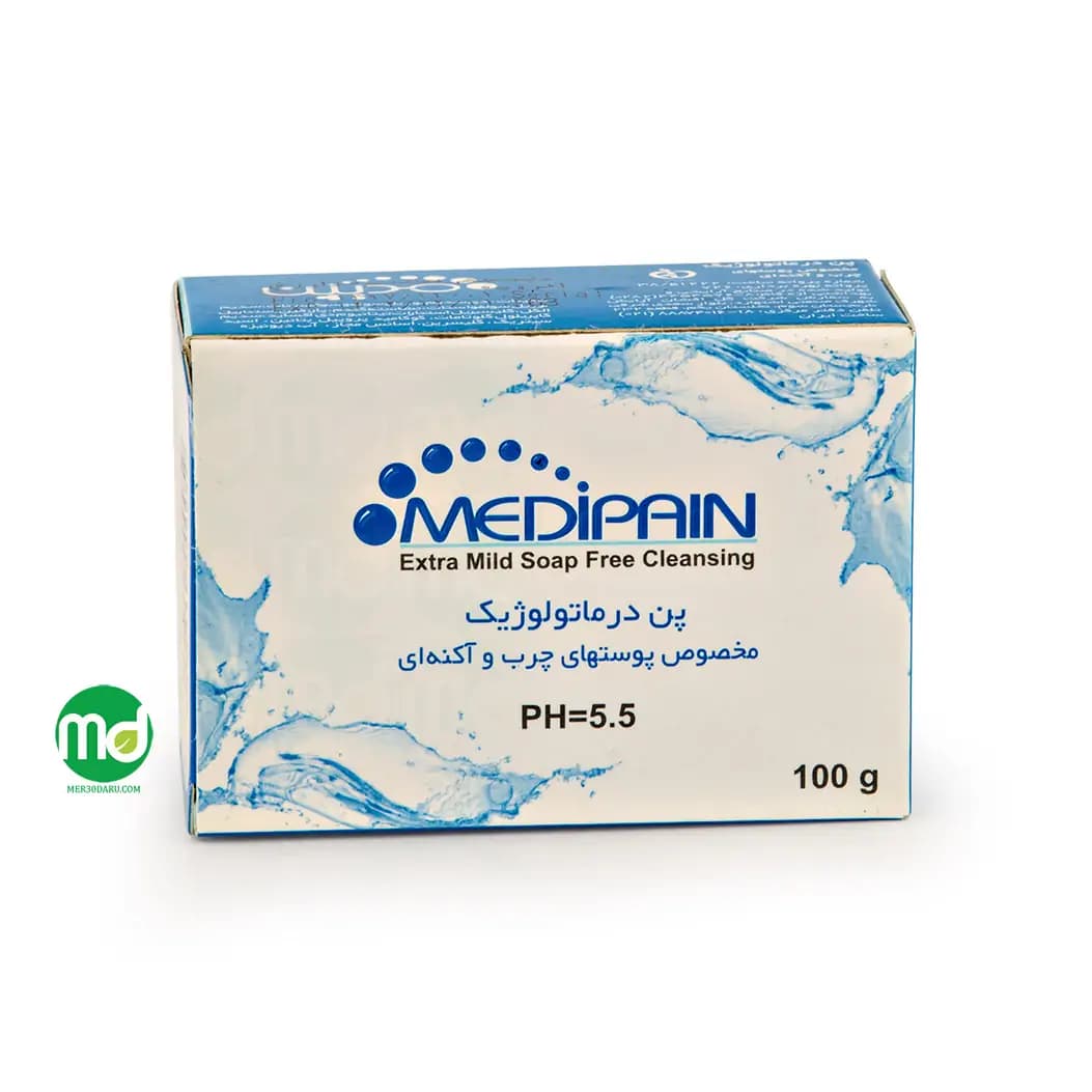 پن درماتولوژیک مدیپن شفاف کننده پوست چرب و جوشدار 100g