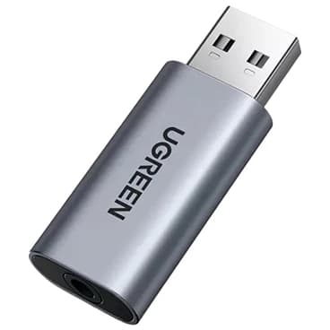 مبدل یو اس بی به جک 3.5 میلی متری یوگرین CM383 مدل 80864