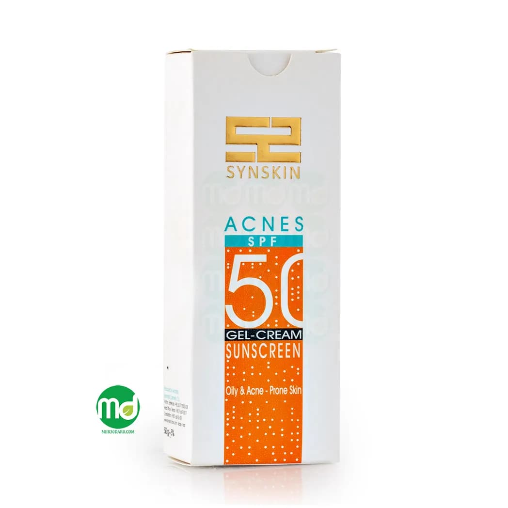 کرم ژل ضد آفتاب پوست چرب و مستعد جوش ساین اسکین SPF50