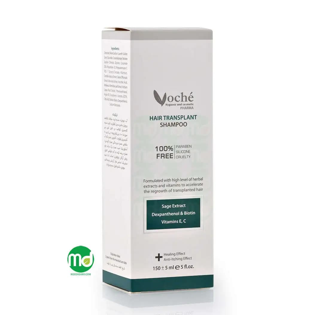 شامپو بعد از کاشت مو وچه با خاصیت تسکین دهنده پوست سر
