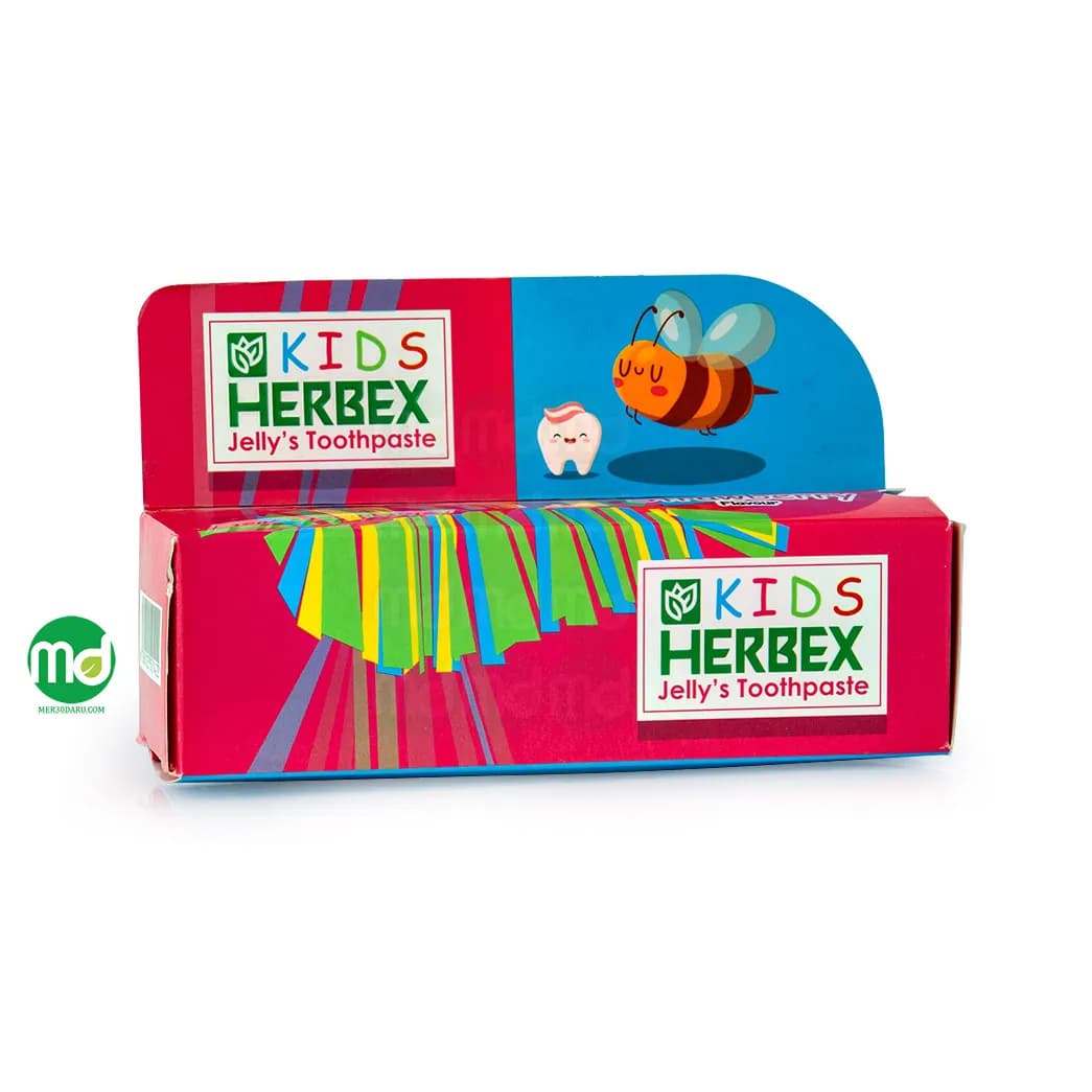 خمیر دندان ژله ای کودک هربکس حاوی فلوراید
