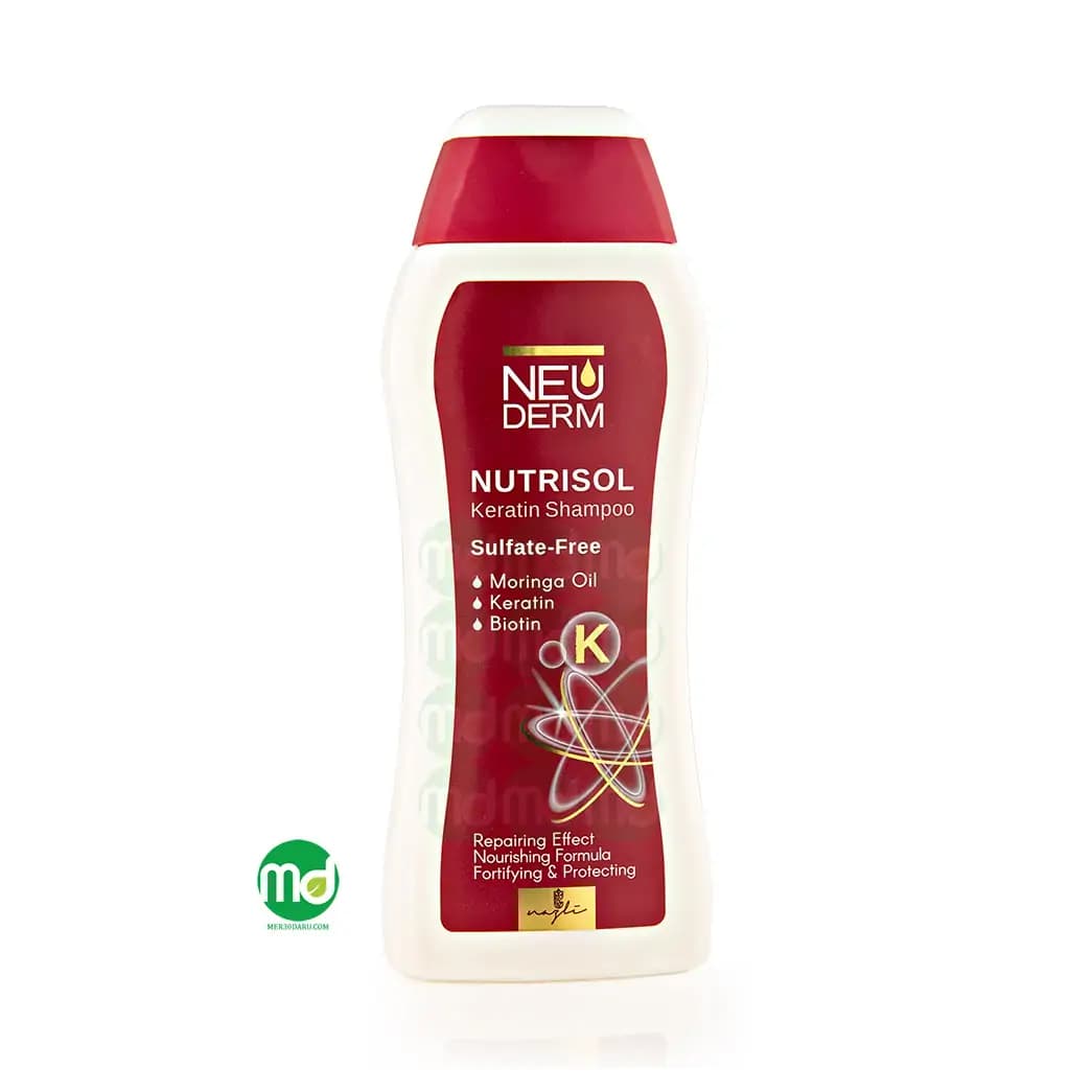 شامپو سر کراتینه فاقد سولفات نئودرم مدل نوتریسل 300ml