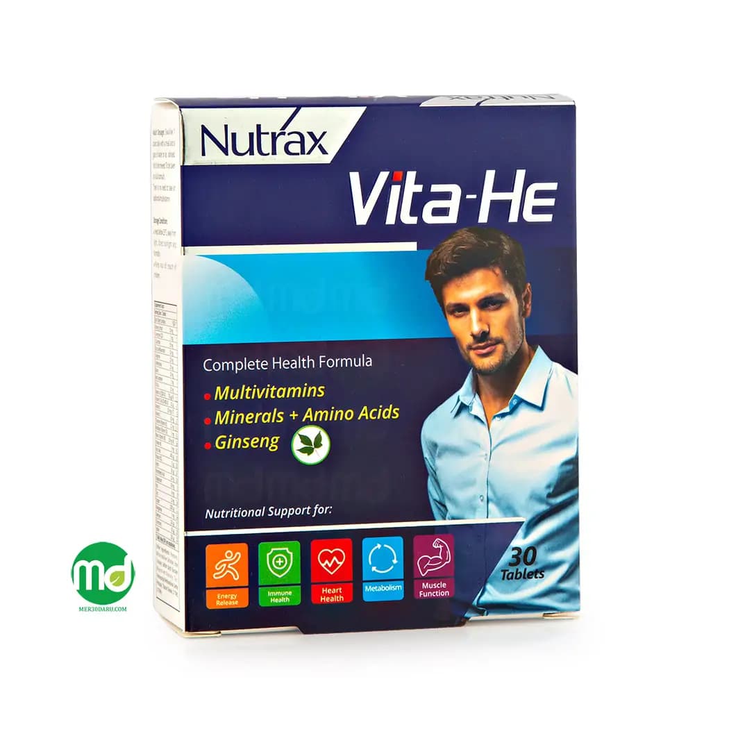قرص وایتا هی نوتراکس مولتی ویتامین مناسب آقایان 30 عدد
