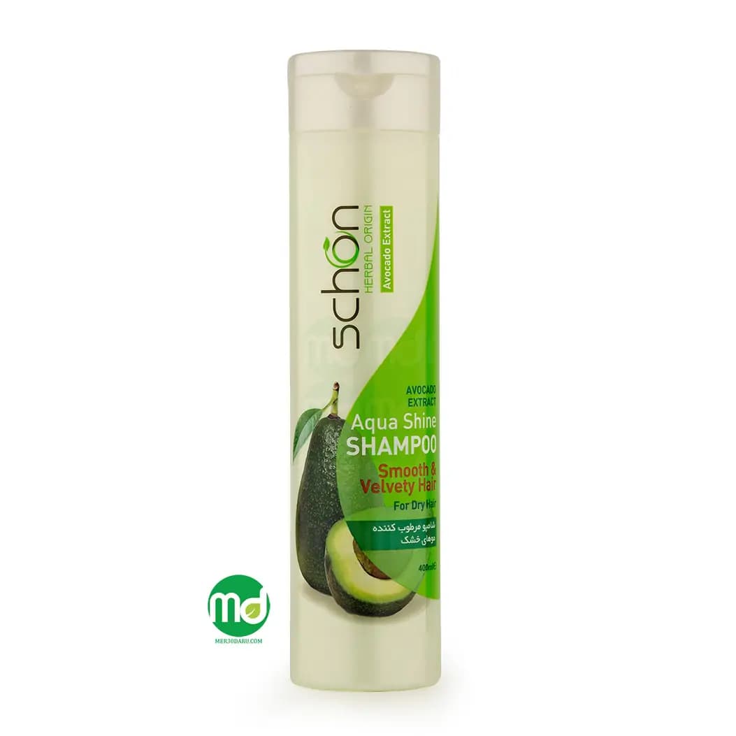 شامپو آووکادو آکواشاین شون مناسب برای موهای خشک 400ml