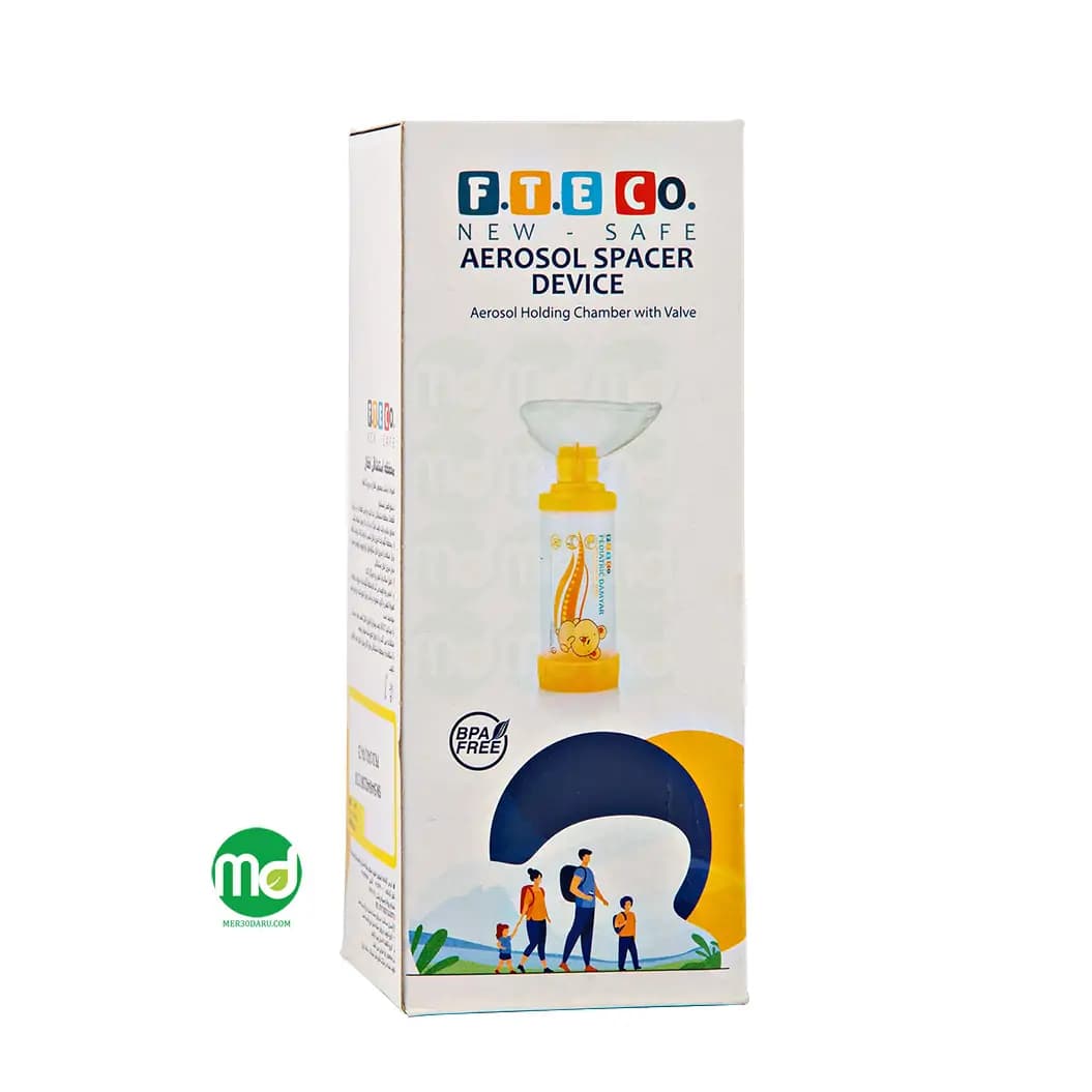 دم یار اطفال همراه با محفظه استنشاقی فناور طب اسپادانا