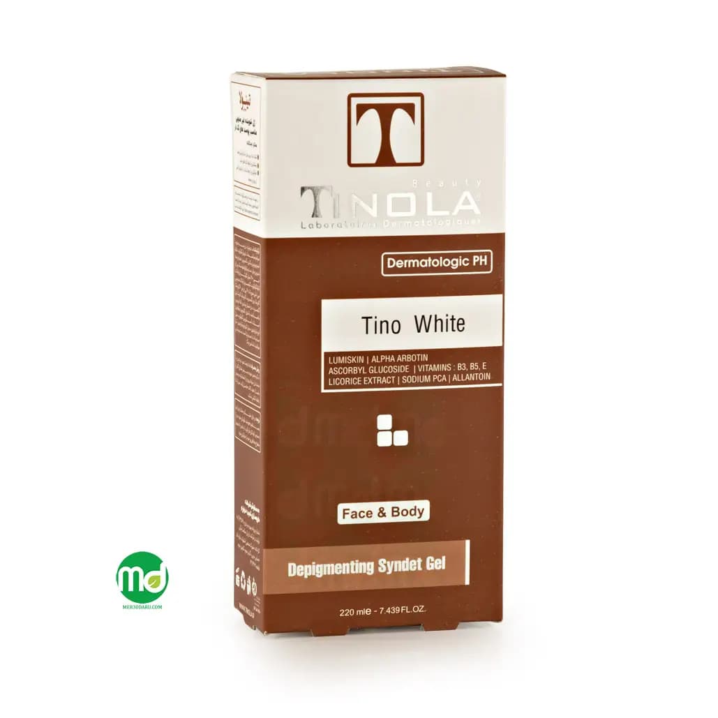 ژل شستشوی غیر صابونی تینولا بیوتی برای پوست لک دار 220ml