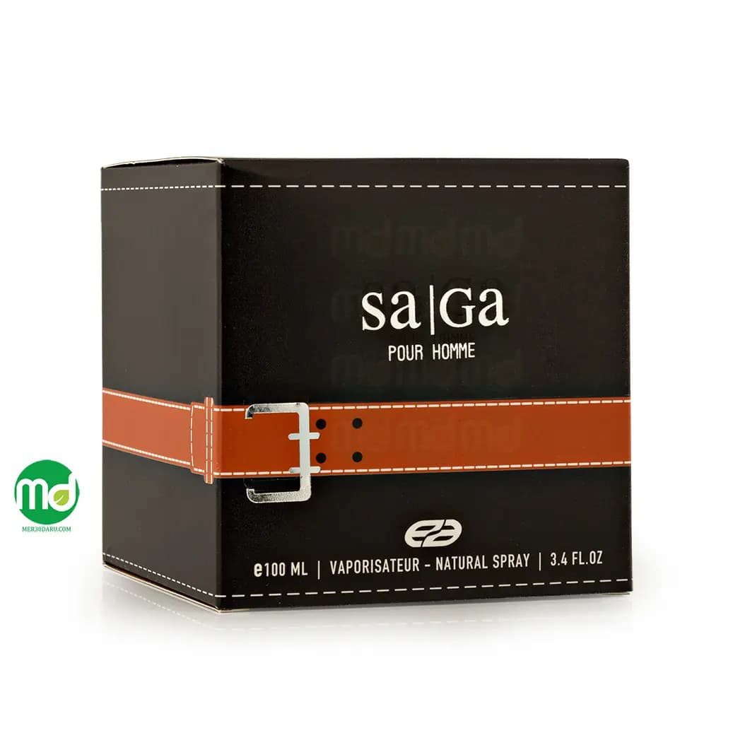 ادکلن ساگا مشکی عماد آرا مناسب برای آقایان 100ml