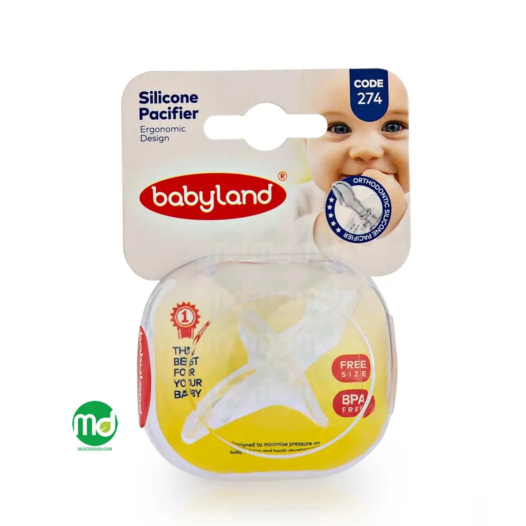 پستانک سیلیکونی ارتودنسی بی بی لند کد 274