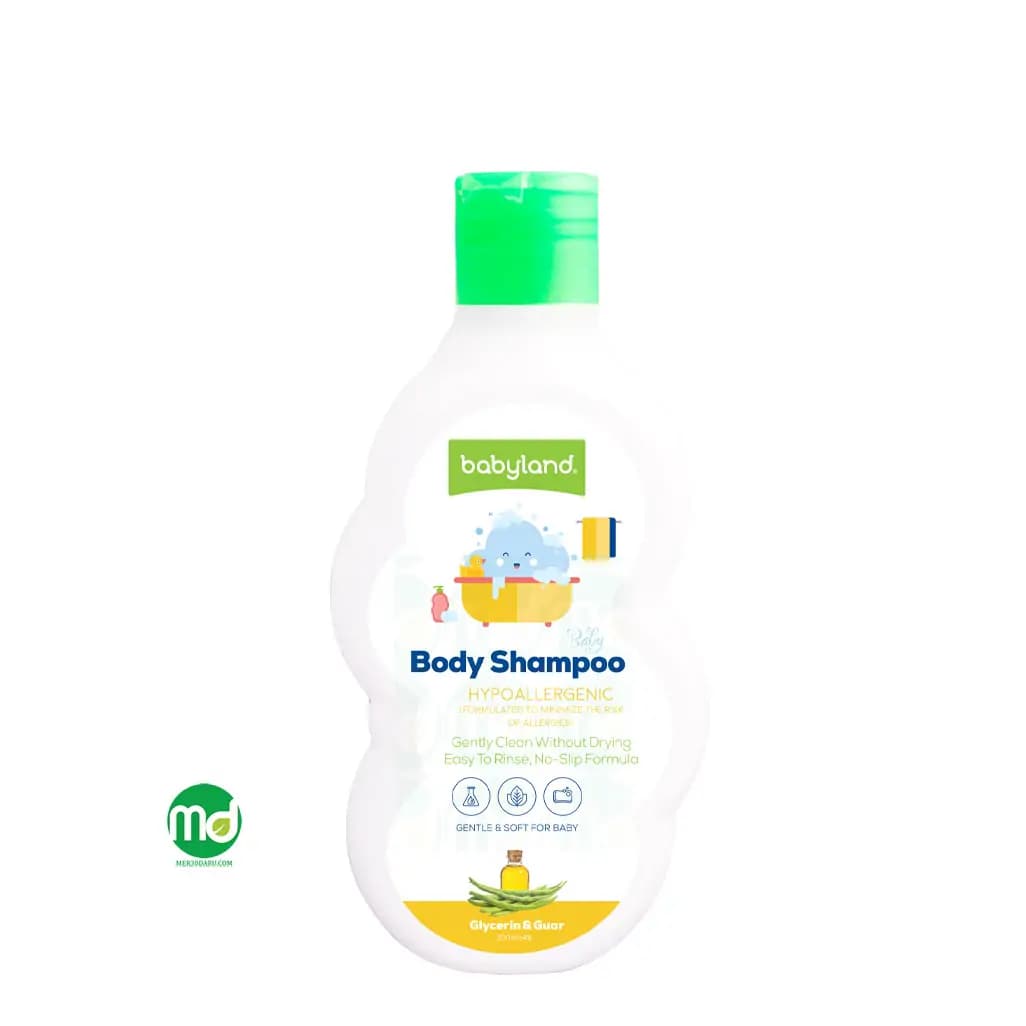 شامپو بدن کودک بی بی لند حاوی گلیسیرین و گوار 200ml
