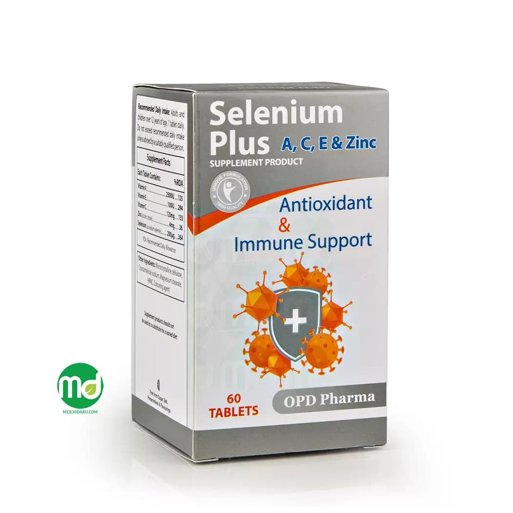 قرص سلنیوم پلاس opd فارما 60 عدد