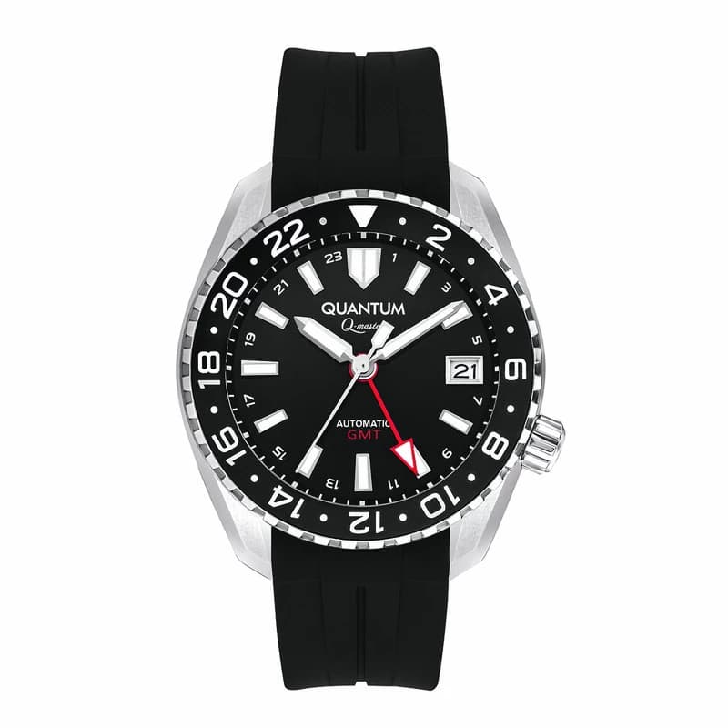 ساعت مچی مردانه کوانتوم مدل QMG1105.351 بند رابر مشکی