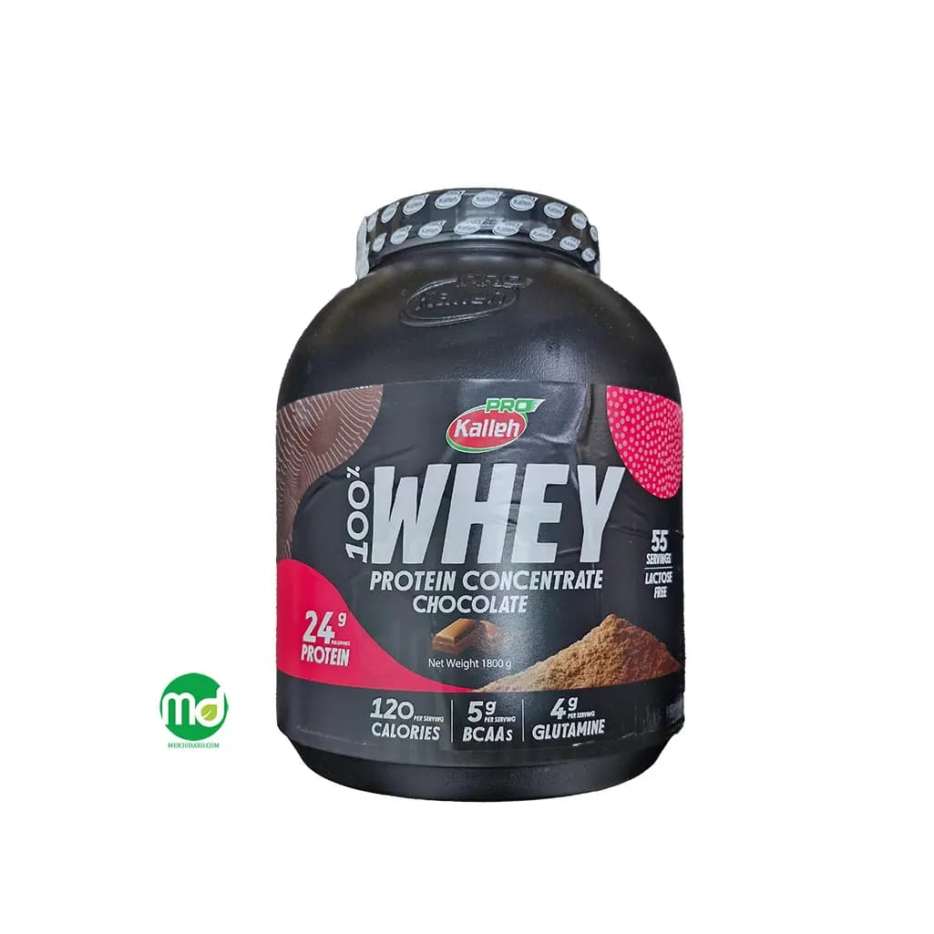 پودر پروتئین وی 100% کاله پرو فاقد شکر افزوده 1800 گرم