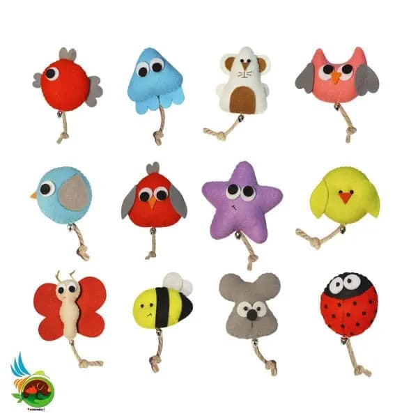 عروسک بازی نمدی گربه نیناپت مدل فلت