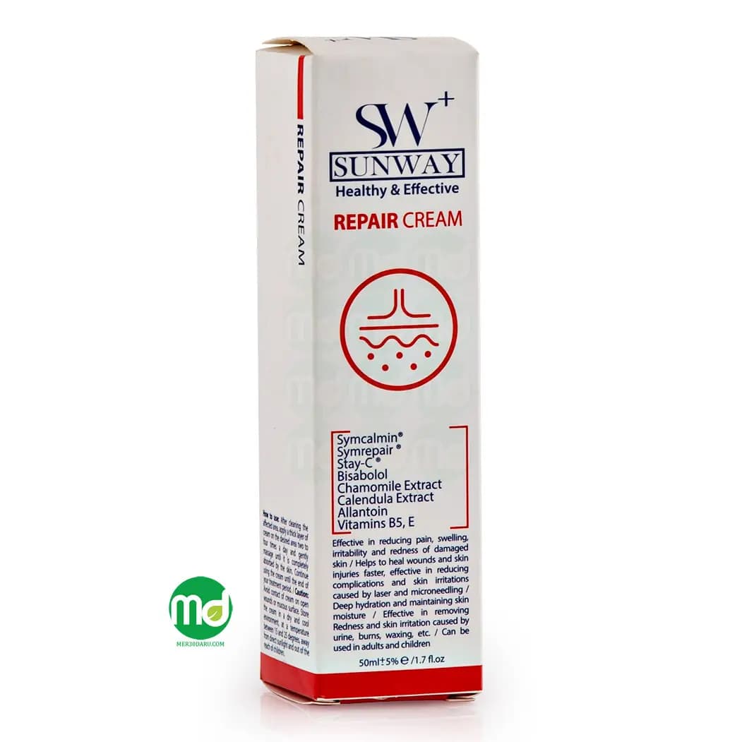 کرم ترمیم کننده پوست های آسیب دیده سان وی
