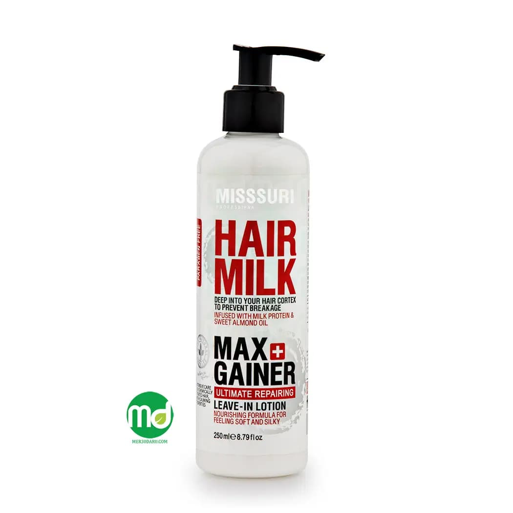 لوسیون رطوبت رسان و ترمیم کننده مو میسوری 250ml