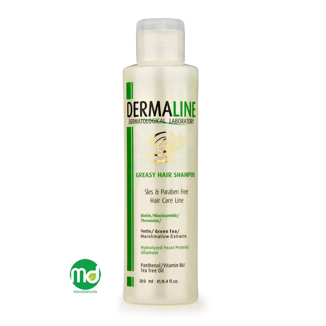 شامپو درمالاین مخصوص موهای چرب