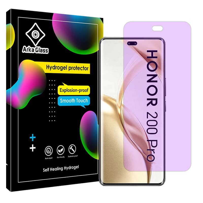 محافظ صفحه نمایش ضداشعه بنفش گوشی آنر 200 Pro آرکا گلس مدل Tough