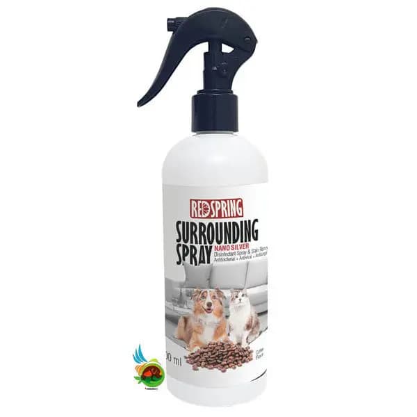 اسپری ضدعفونی کننده محیط رد اسپرینگ بر پایه نانو نقره با عصاره قهوه Redspring surrounding spray nano silver with coffee حجم ۵۰۰ میلی لیتر
