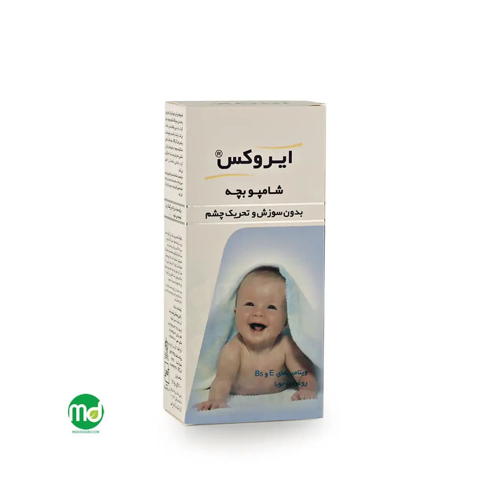 شامپو بچه ایروکس حاوی روغن جوجوبا 200ml