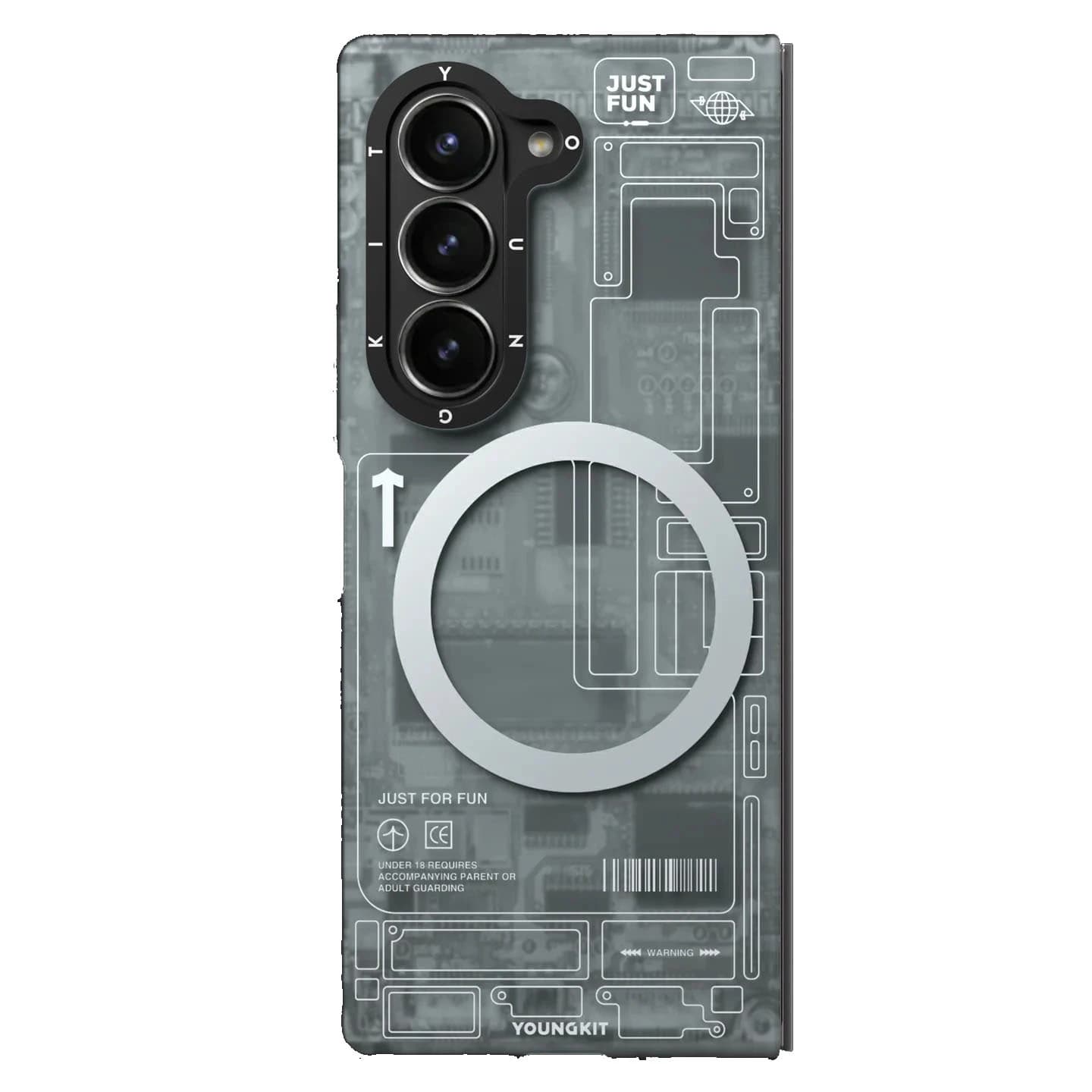 کاور گوشی سامسونگ Galaxy Z Fold 6 یانگ کیت مدل Technology Magnetic 020