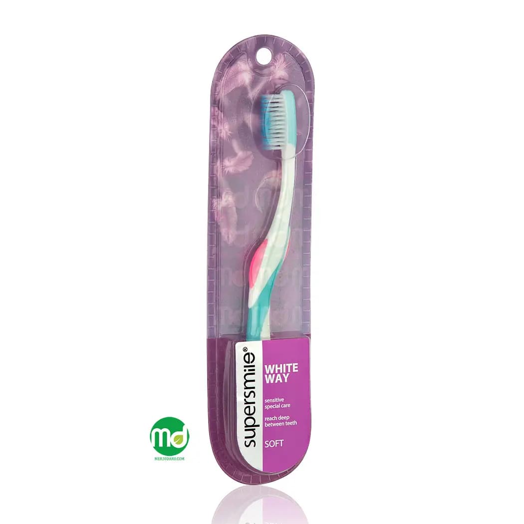 مسواک بزرگسالان سوپر اسمایل مدل White Way