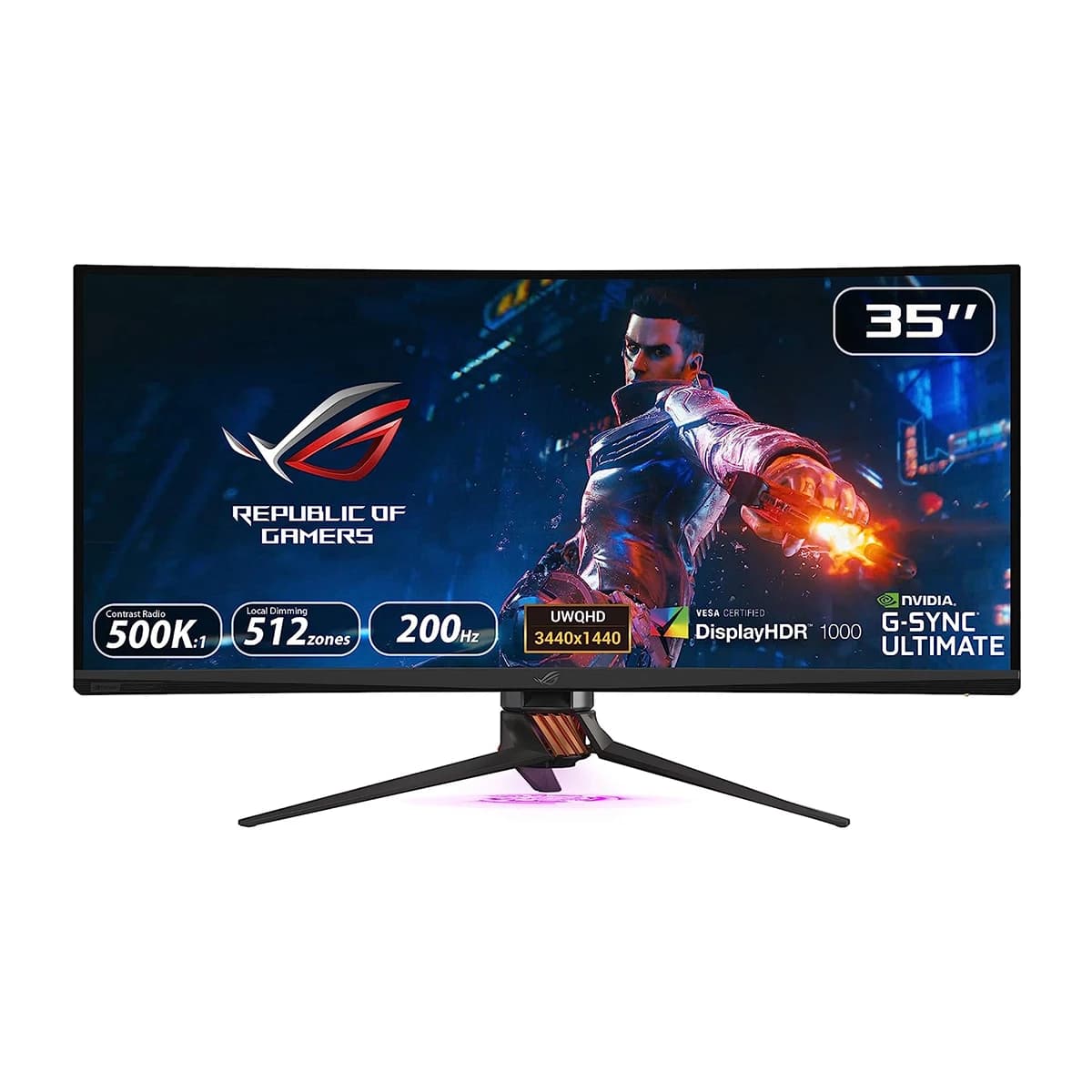 مانیتور گیمینگ ایسوس مدل ROG SWIFT PG35VQ سایز 35 اینچ