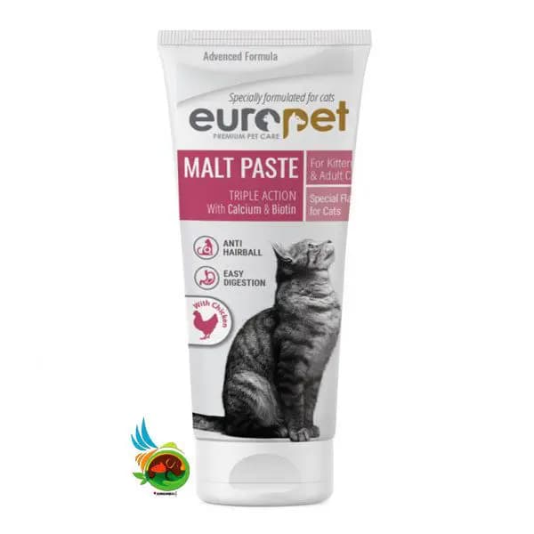 خمیر مالت گربه یوروپت با طعم مرغ وزن 100 گرم