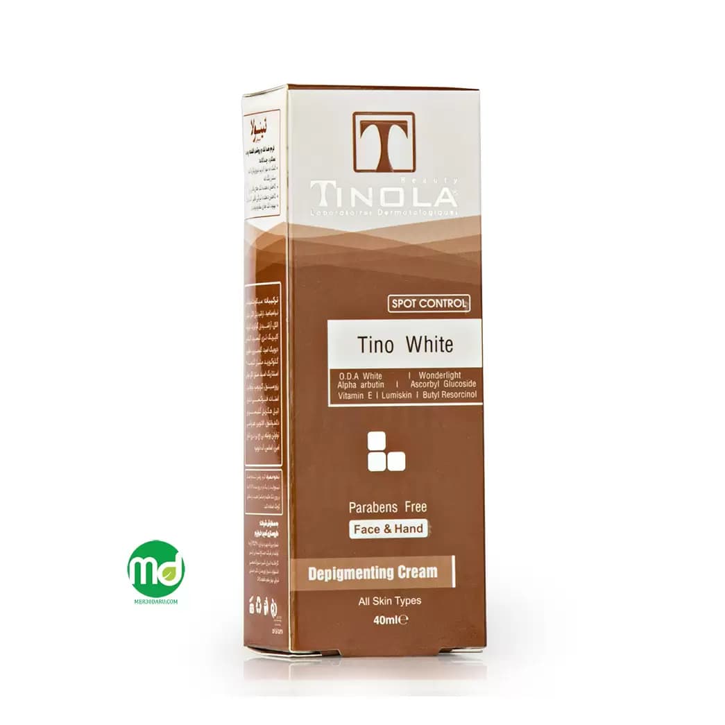 کرم تینولا ضد لک و روشن کننده پوست