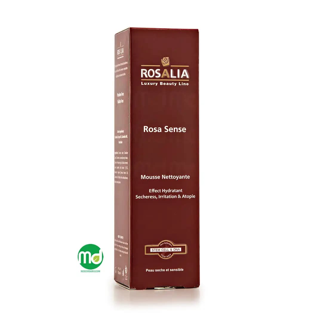 فوم پاک کننده پوست خشک رزالیا با رطوبت رسان موثر به پوست 150ml