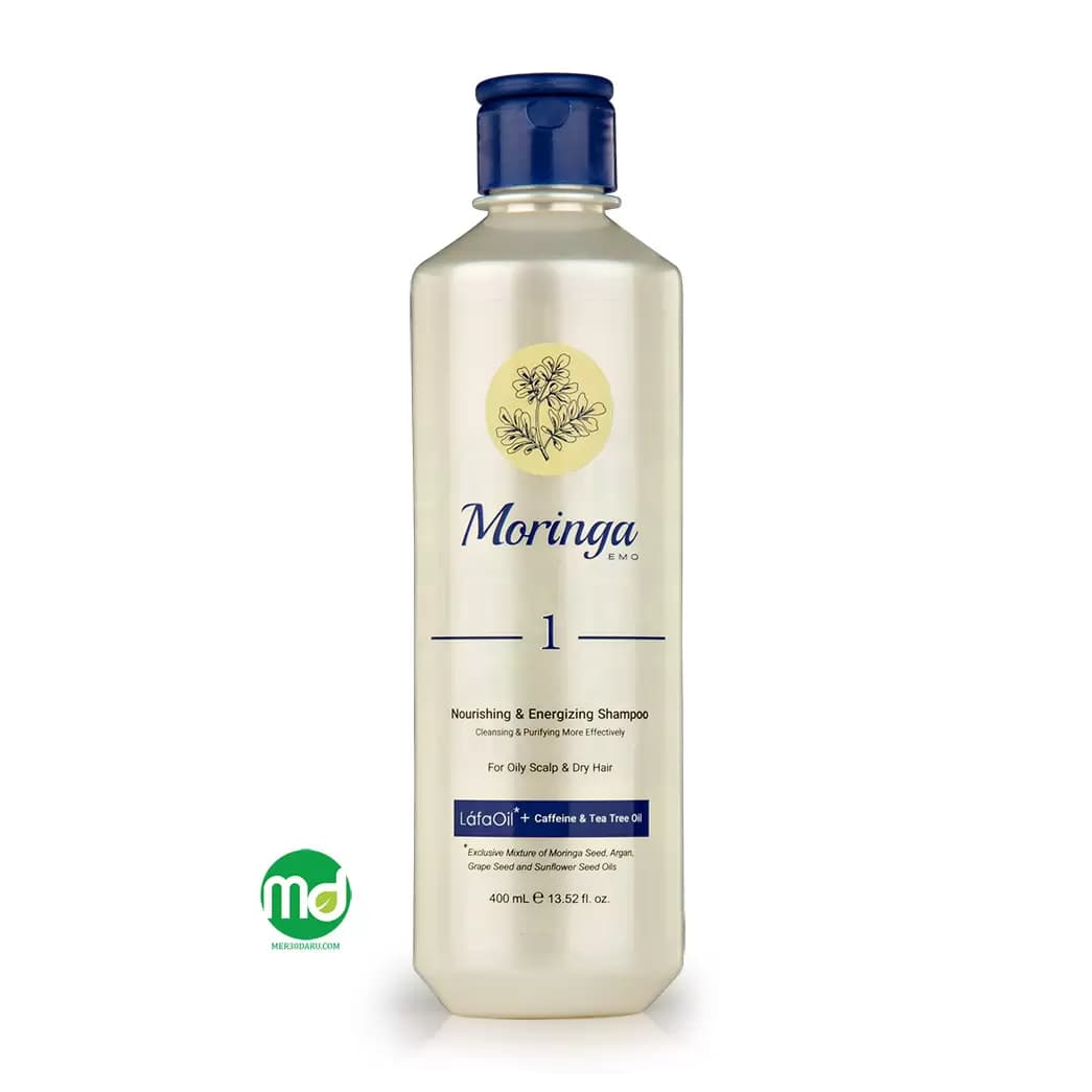 شامپو سر مغذی و انرژی بخش مورینگا امو 1
