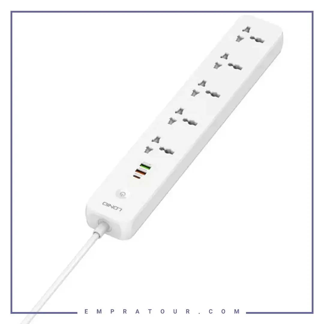 چند راهی برق و شارژر الدینیو LDNIO SC5319