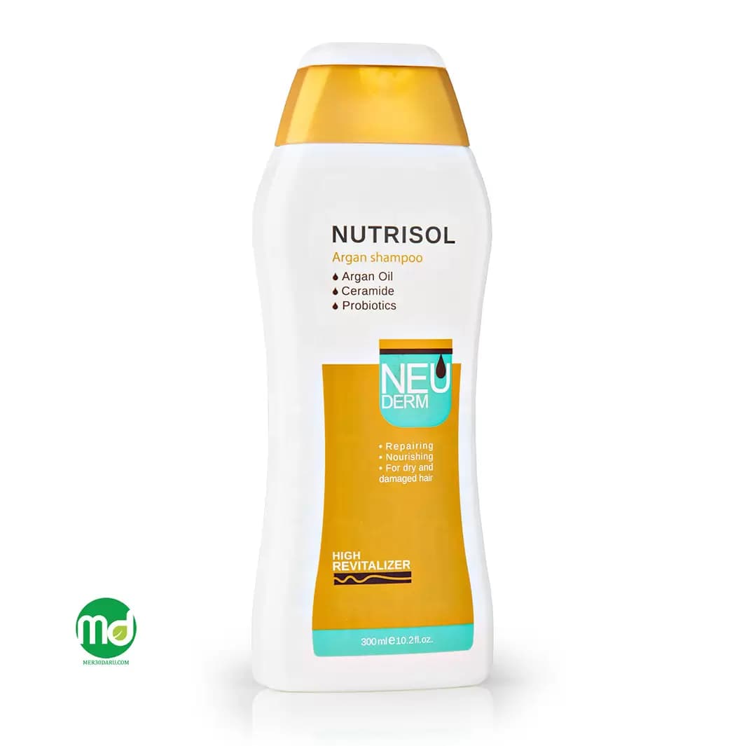 شامپو مغذی آرگان نئودرم موی خشک و آسیب دیده