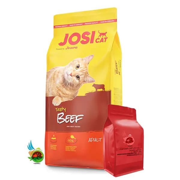 غذای خشک گربه بالغ جوسی کت جوسرا طعم گوشت Josicat tasty beef (فله ای)